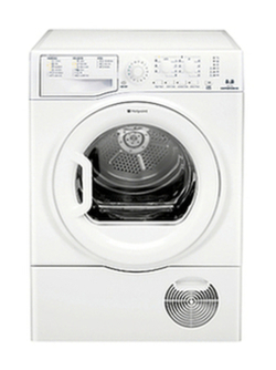 Hotpoint Experience TCEL87B6P Condenser Tumble Dryer, 8kg Load, B Energy Rating, White